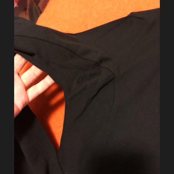 Black and gray half zip organic cotton long sleeve shirt NWT - Picture 4 of 10